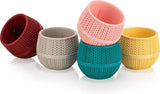 Bloempot Serinova - Set van 6 Stuks - Antraciet - 6,5cm