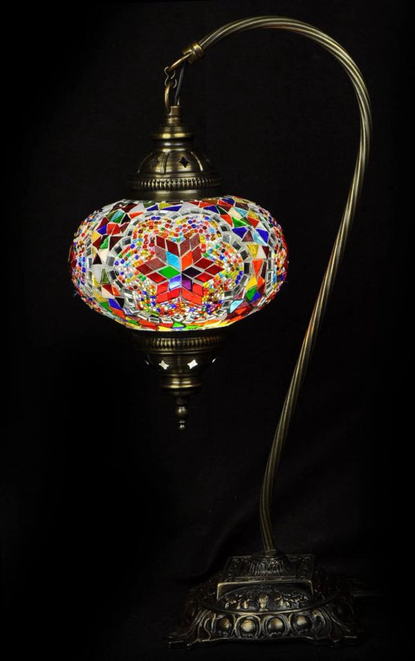 Tafellamp Halay - Turkse - Mozaïek - Multicolour