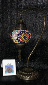 Tafellamp Halay - Turkse - Mozaïek - Goud