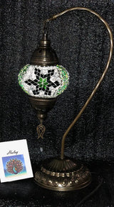 Tafellamp Halay - Turkse - Glas - Bruin - 45cm
