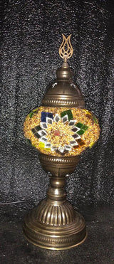 Tafellamp Halay - Turkse - Mozaïek - Goud