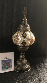 Tafellamp Halay - Turkse - Mozaïek - Goud