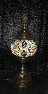 Tafellamp Halay - Turkse - Mozaïek - Goud