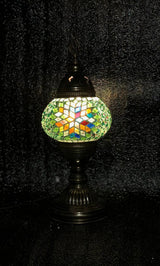 Tafellamp Halay - Turkse - Mozaïek - Goud