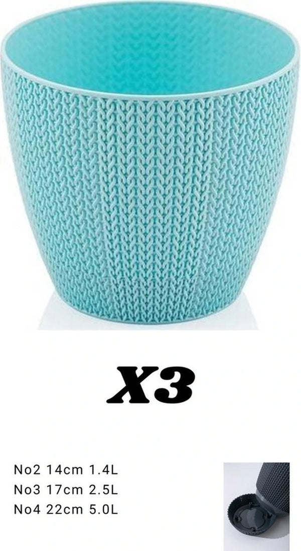 Bloempot Serinova - Blauw - 17cm