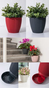 Bloempot Serinova - Blauw - 17cm