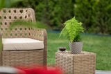 Bloempot Serinova - Set van 5 Stuks - Taupe