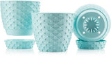 Bloempot Serinova - Set van 5 Stuks - Crème
