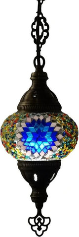 Hanglamp Merkloos - Turkse - Mozaïek - Wit - 19cm