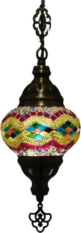 Hanglamp Merkloos - Turkse - Mozaïek - Wit - 19cm