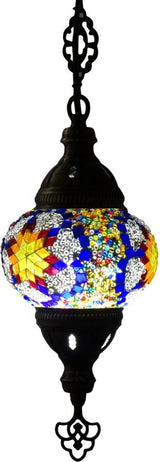 Hanglamp Merkloos - Turkse - Mozaïek - Wit - 19cm