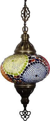 Hanglamp Merkloos - Turkse - Mozaïek - Wit - 19cm