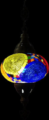 Hanglamp Merkloos - Turkse - Mozaïek - Wit - 19cm