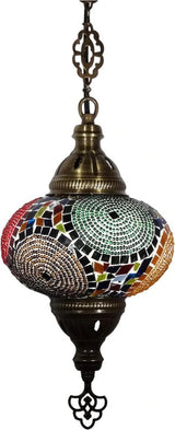 Hanglamp Merkloos - Turkse - Mozaïek - Wit - 19cm