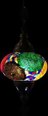 Hanglamp Merkloos - Turkse - Mozaïek - Wit - 19cm