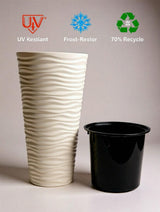 Bloempot De Max - Beige - 70cm