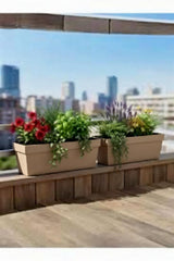 Plantenbak De Max - Set van 2 Stuks - Taupe