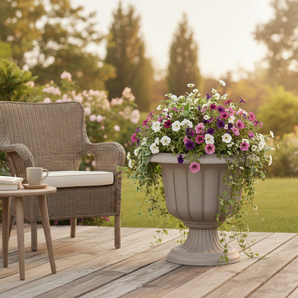 Bloempot De Max - Taupe - 35x25cm - 9.8L