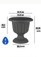 Bloempot De Max - Set van 2 Stuks - Taupe