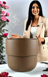 Bloempot De Max - Taupe