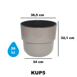 Bloempot De Max - Taupe