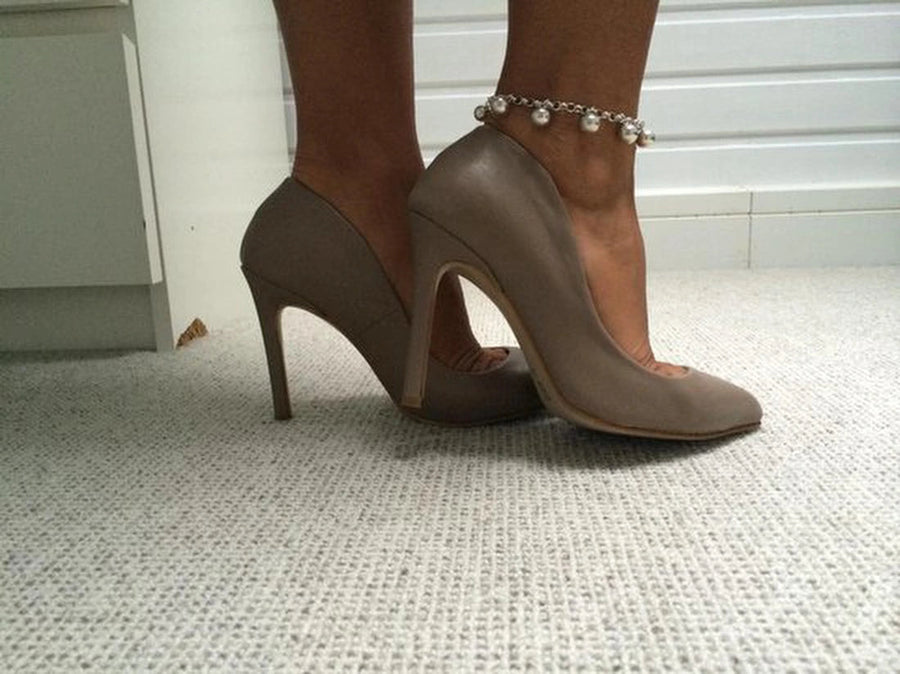 Pumps Merkloos - Beige - Maat 36