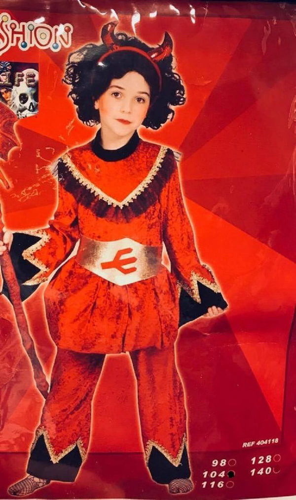Verkleedkleding Funny Fashion - Maat 104