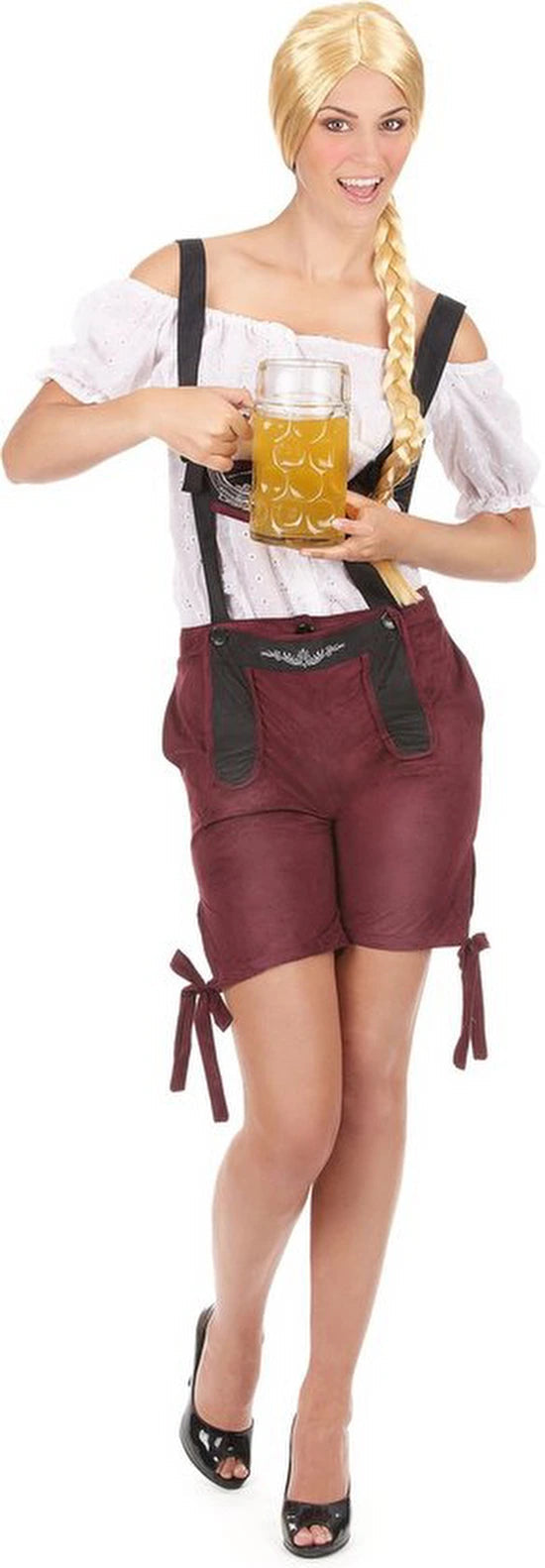 Verkleedkleding Funny Fashion - Rood