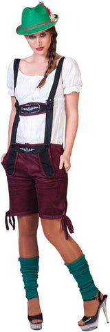Verkleedkleding Funny Fashion - Rood