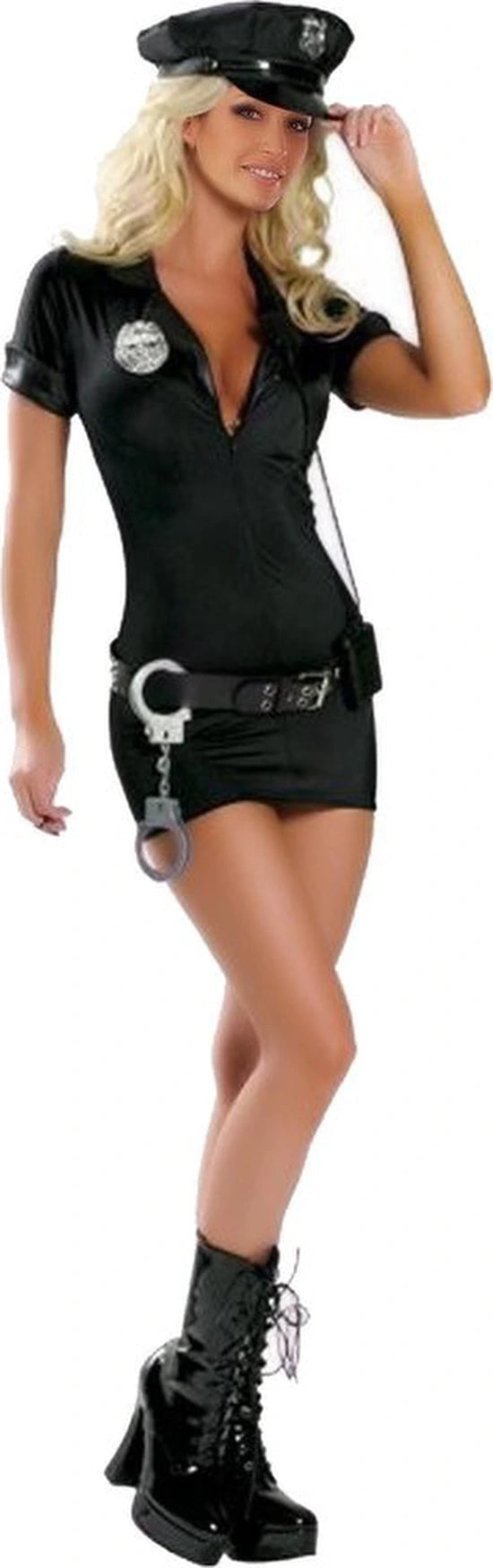 Verkleedkleding Funny Fashion - Sexy Kostuum Politie Dames Kostum