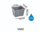Plantenbak De Max - Set van 2 Stuks - 21cm