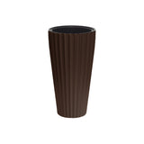 Serinova Lange Hoge Bloempot Rond De Max - Bruin - 58cm - 52L