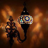 Wandlamp De Max - Turkse - Mozaïek - Bruin - 15cm